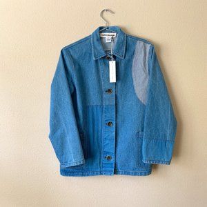 caron callahan denim patch krasner jacket
